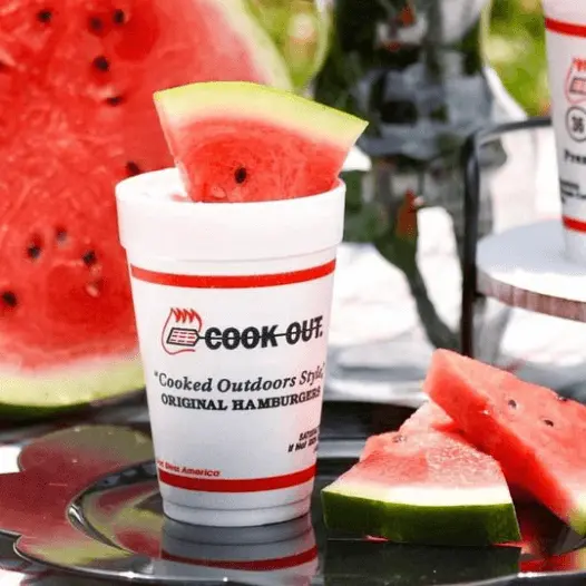 Cookout Milkshakes menu with Prices 23 Fresh Watermelon Milkshake